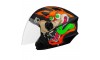 CAPACETE ABERTO PRO TORK NEW LIBERTY THREE COYOTE PRETO FOSCO